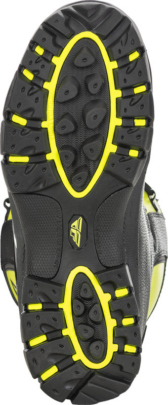 Fly Racing Marker Black Grey Hi-Vis Boot