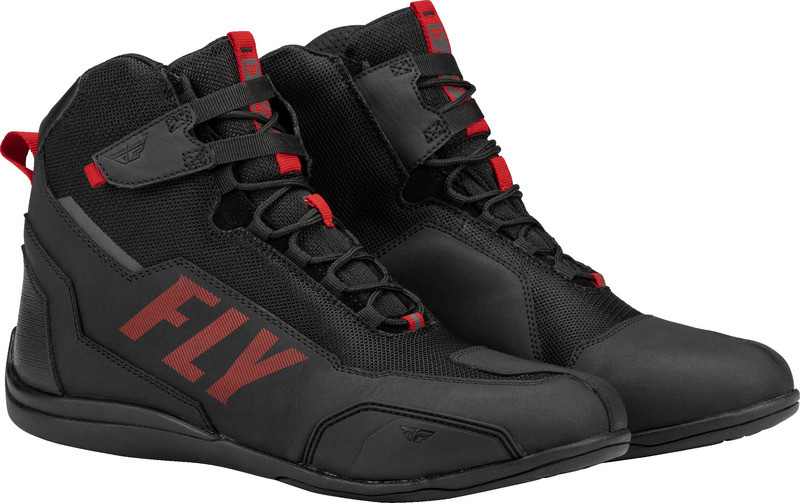 Fly Racing M21 Riding Black Red Shoes