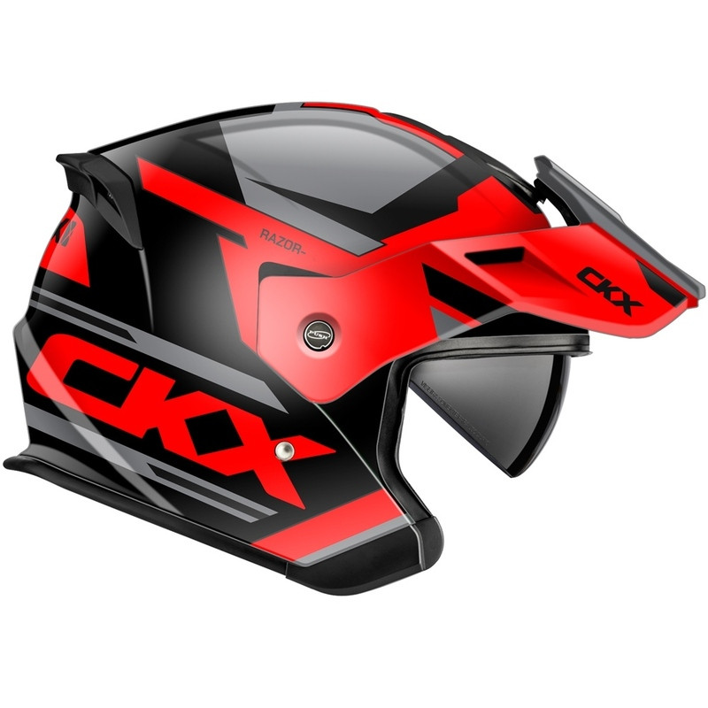 CKX Razor-X Slant Red Helmet