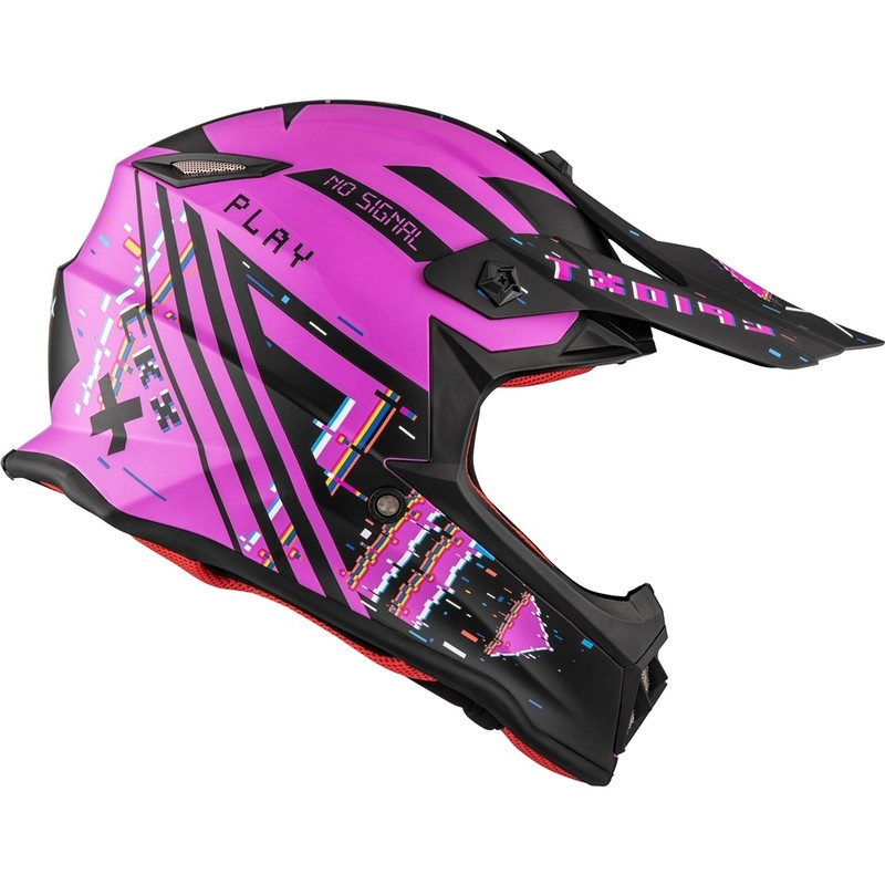CKX TX019Y Error Pink Youth Helmet