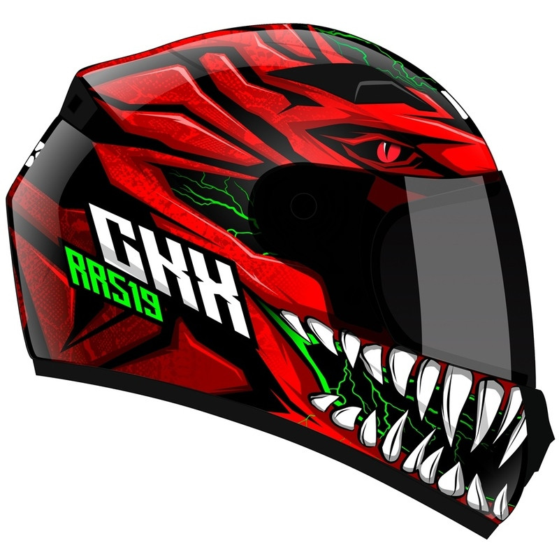 CKX RR519Y Predator Red Youth Helmet