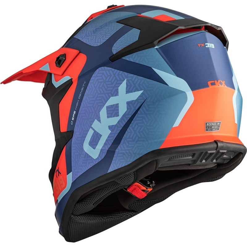 CKX TX319 Laxer Matte Red Helmet