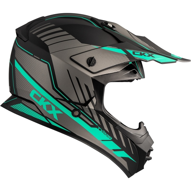 CKX TX228 Fuel Turquoise Helmet