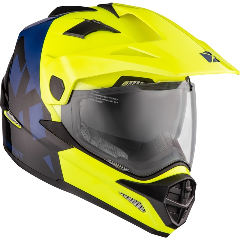 CKX Quest RSV Bull Yellow Blue Helmet