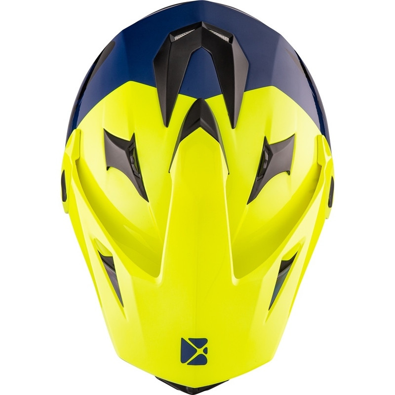 CKX Quest RSV Bull Yellow Blue Helmet