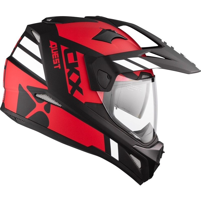 CKX Quest RSV Flash Matte Red Helmet