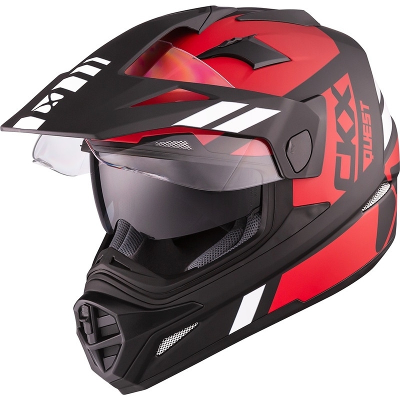 CKX Quest RSV Flash Matte Red Helmet