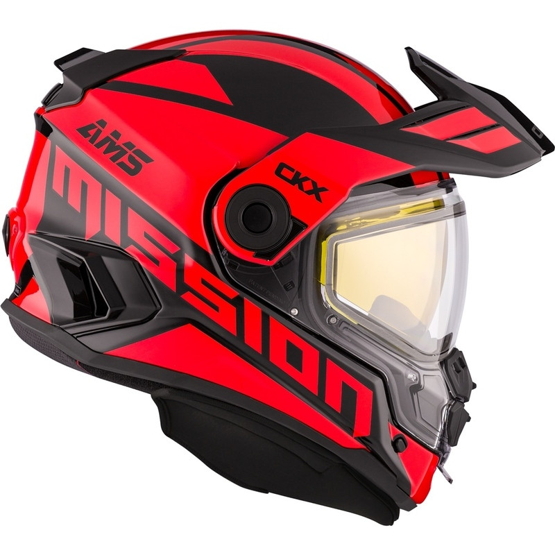 CKX Mission AMS Space Red Electric Helmet