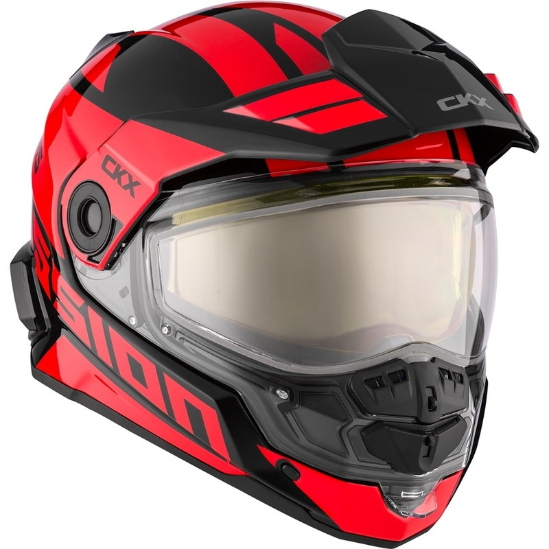 CKX Mission AMS Space Red Electric Helmet