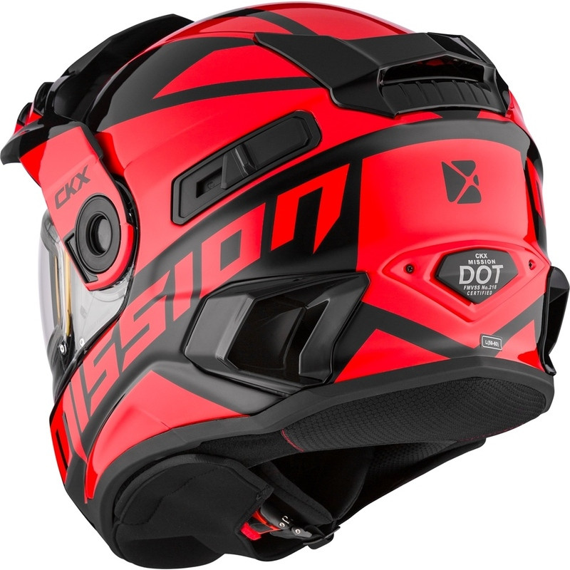 CKX Mission AMS Space Red Electric Helmet