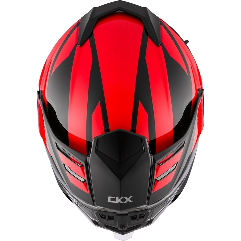 CKX Mission AMS Space Red Dual Lens Helmet