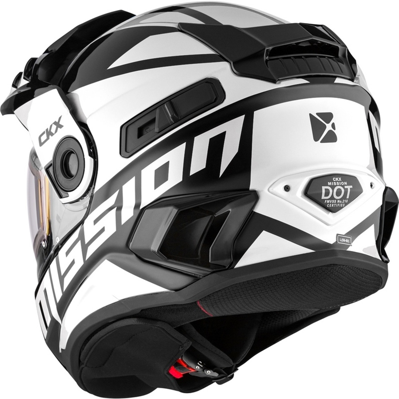 CKX Mission AMS Space White Electric Helmet - Speed Addicts
