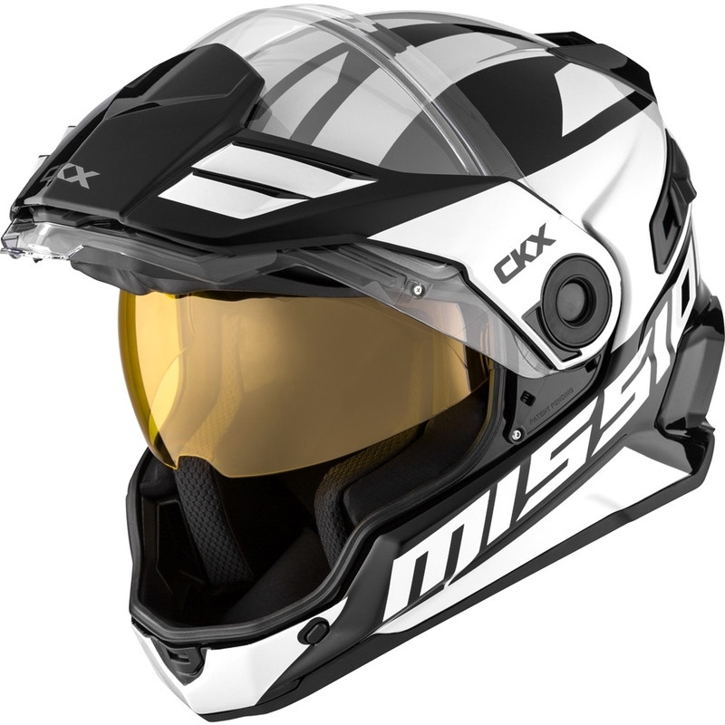 CKX Mission AMS Space White Electric Helmet