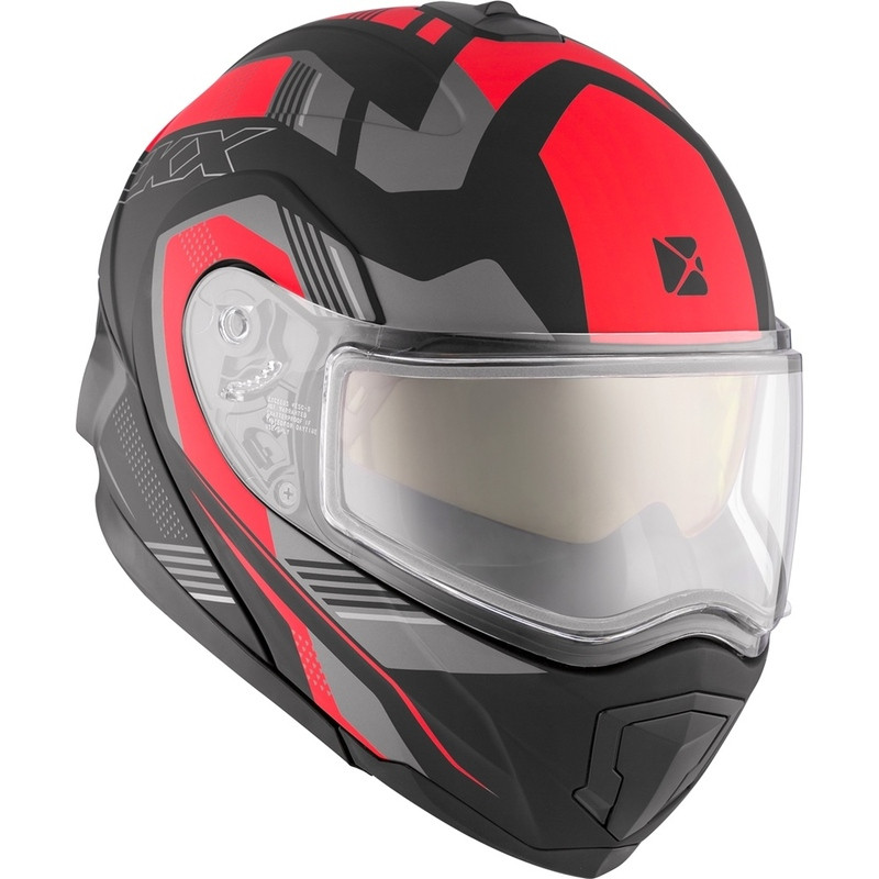 CKX Tranz 1.5 AMS Omeg Matte Red Dual Lens Helmet