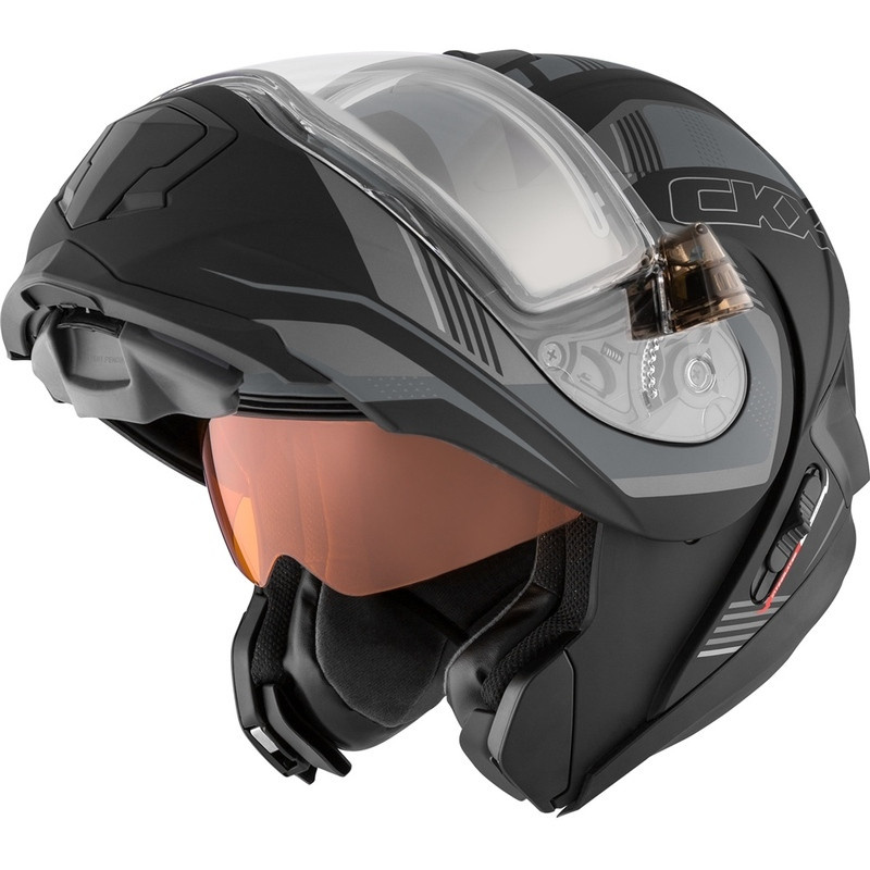 CKX Tranz 1.5 AMS Omeg Matte Gray Electric Helmet