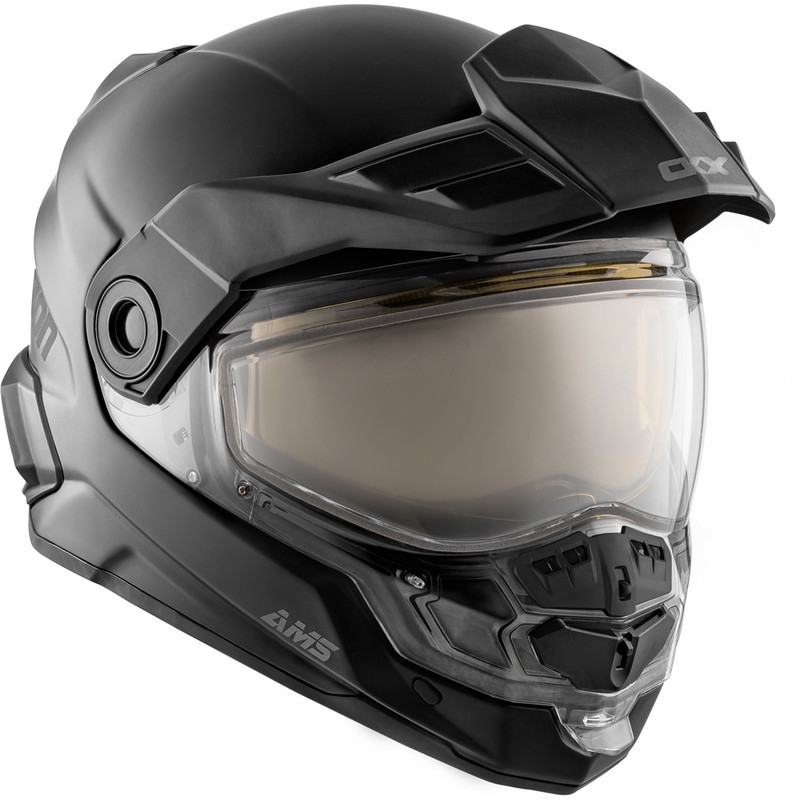 CKX Mission AMS Matte Black Dual Lens Helmet