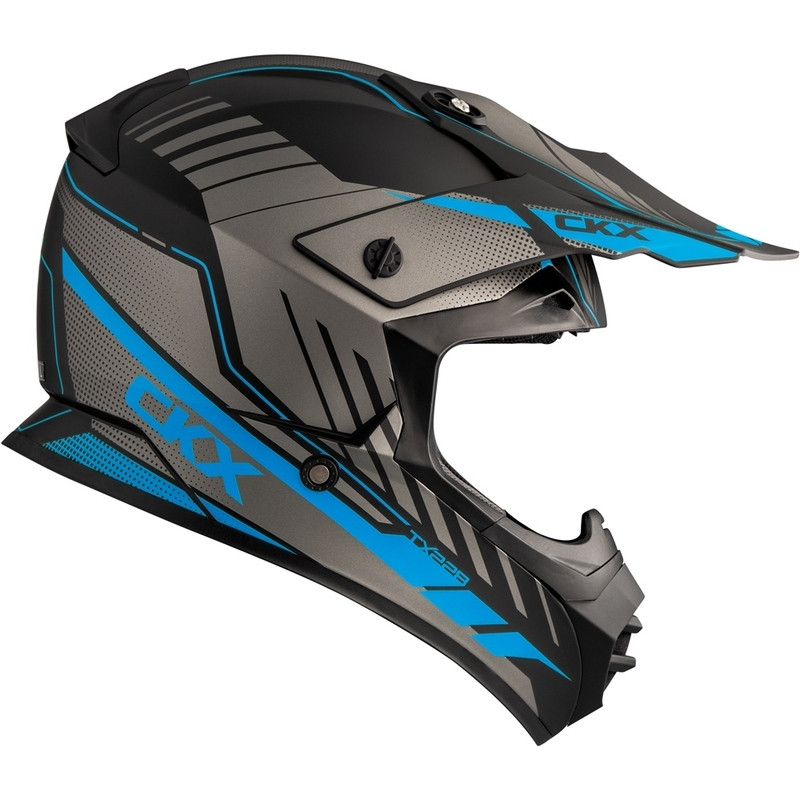 CKX TX228 Fuel Matte Blue Helmet
