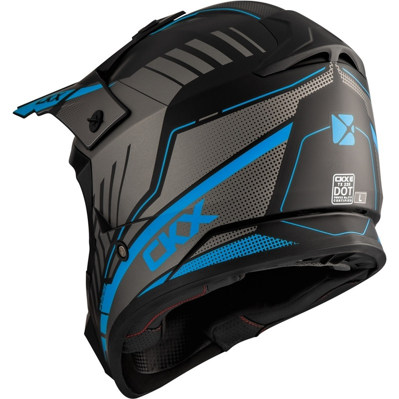 CKX TX228 Fuel Matte Blue Helmet