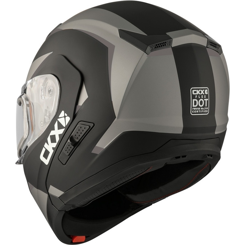 CKX Control Gray Dual Lens Helmet