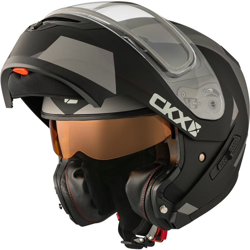 CKX Control Gray Dual Lens Helmet