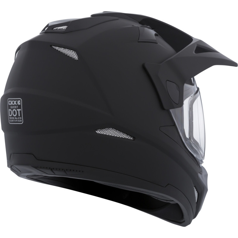CKX Quest RSV Matte Black Dual Lens Helmet