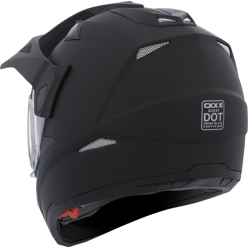 CKX Quest RSV Matte Black Dual Lens Helmet