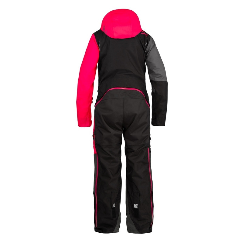 CKX Elevation Black Charcoal Pink One-Piece Womens Suit