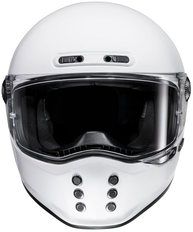 HJC V10 White Helmet