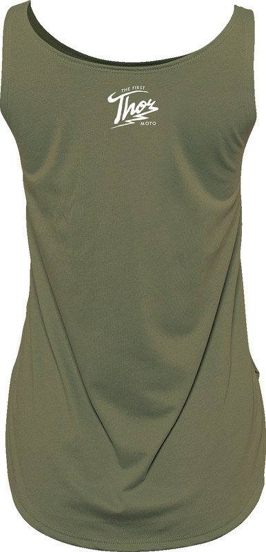Thor Women's Thunder Military Green Tank Top