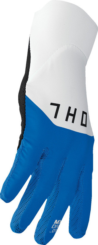 Thor Agile Rival Blue White Gloves