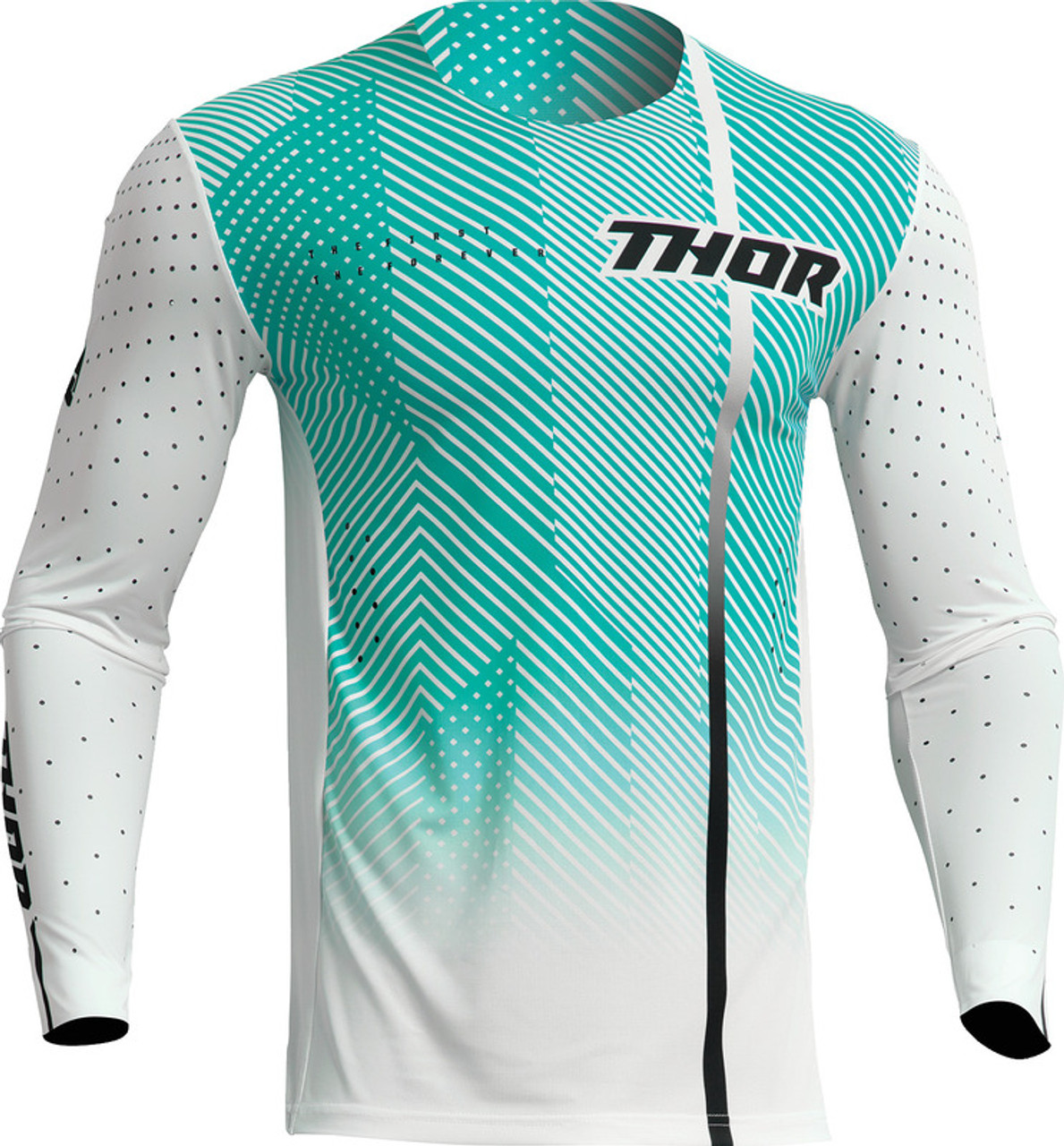 Thor Prime Tech White Teal Jersey - Speed Addicts