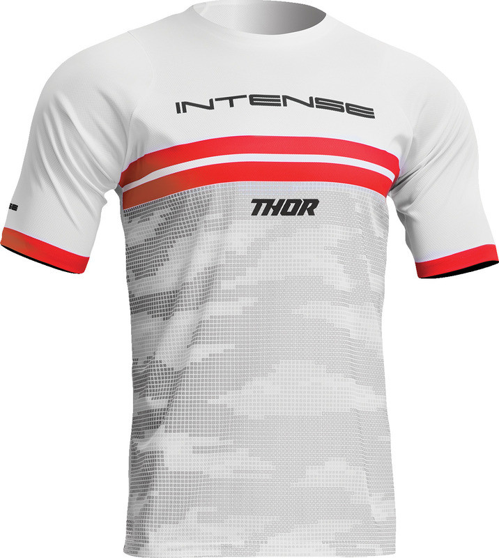 Thor Intense Assist Decoy Short-Sleeve White Camo Jersey