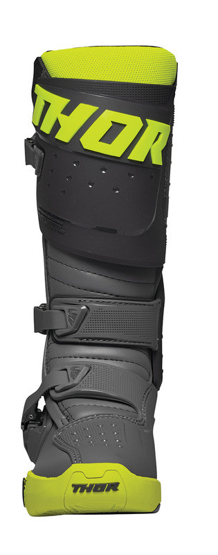 Thor Radial Gray Fluorescent Yellow Boots