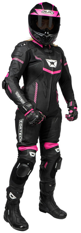 Cortech Revo Sport Air Black Pink Womens Suit