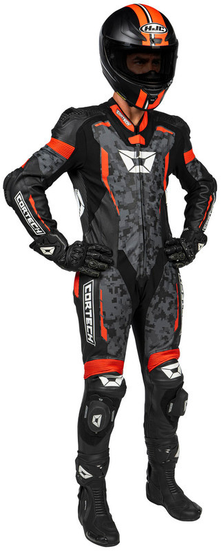 Cortech Sector Pro Air Camo Red Suit