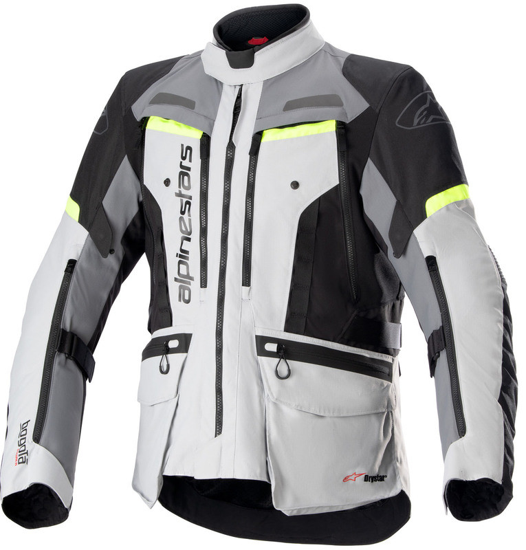 Alpinestars Bogota Pro Drystar Gray Yellow Jacket