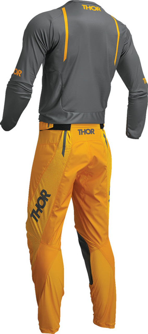 Thor Pulse Mono Gray Yellow Jersey