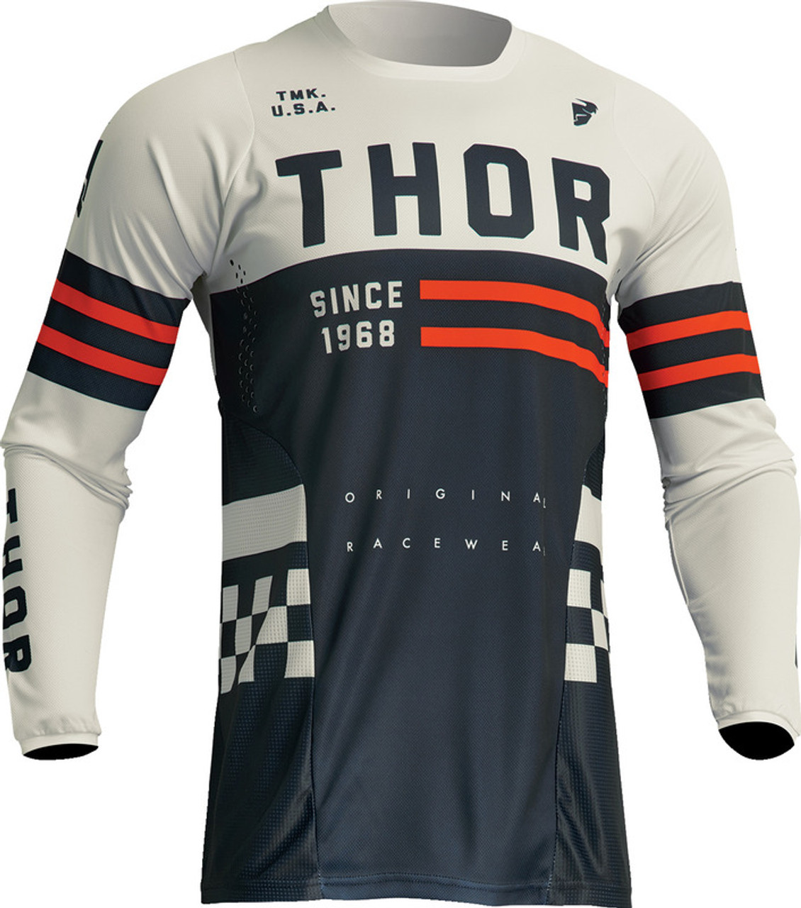 Thor Pulse Combat Midnight White Jersey - Speed Addicts