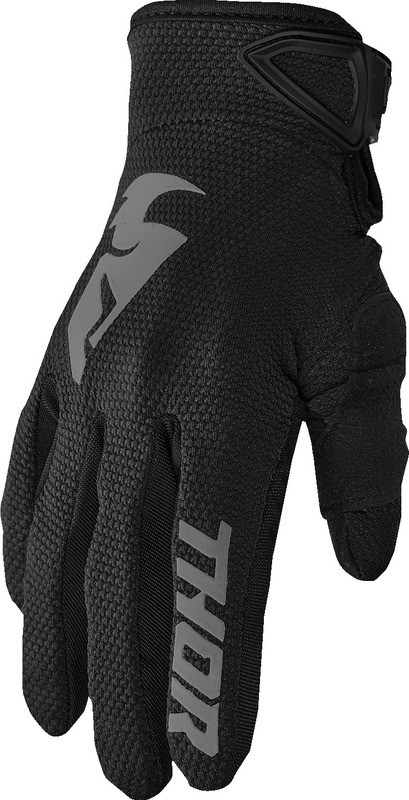 Thor Youth Sector Black Gray Gloves
