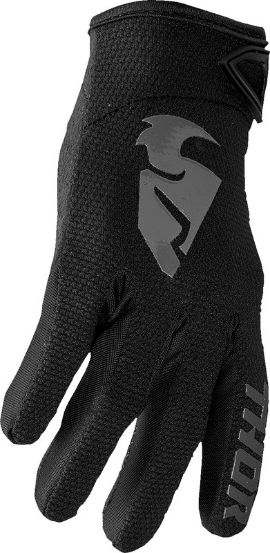 Thor Youth Sector Black Gray Gloves