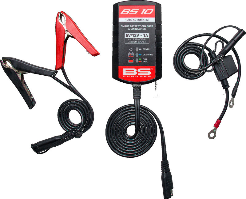 BS Battery BS15 Charger Lithium and Lead Acid 6V 12V 1.5A