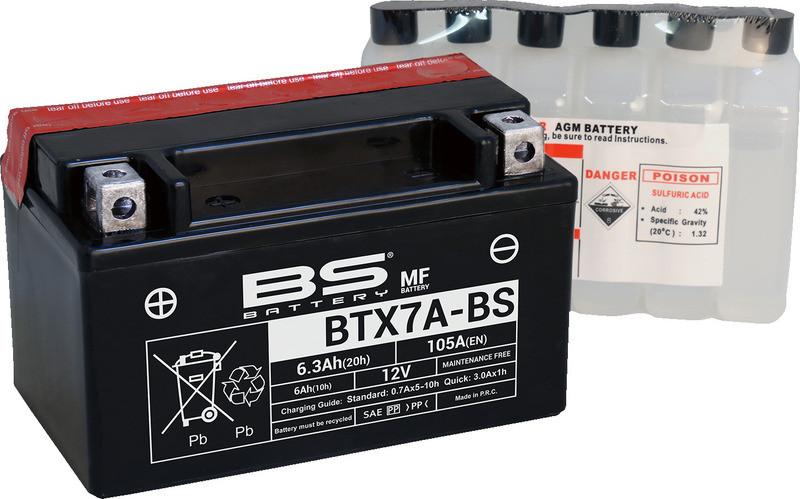 BS Battery BTX7A-BS Battery