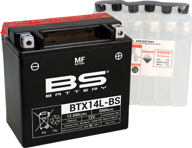 BS Battery BTX14L-BS Battery