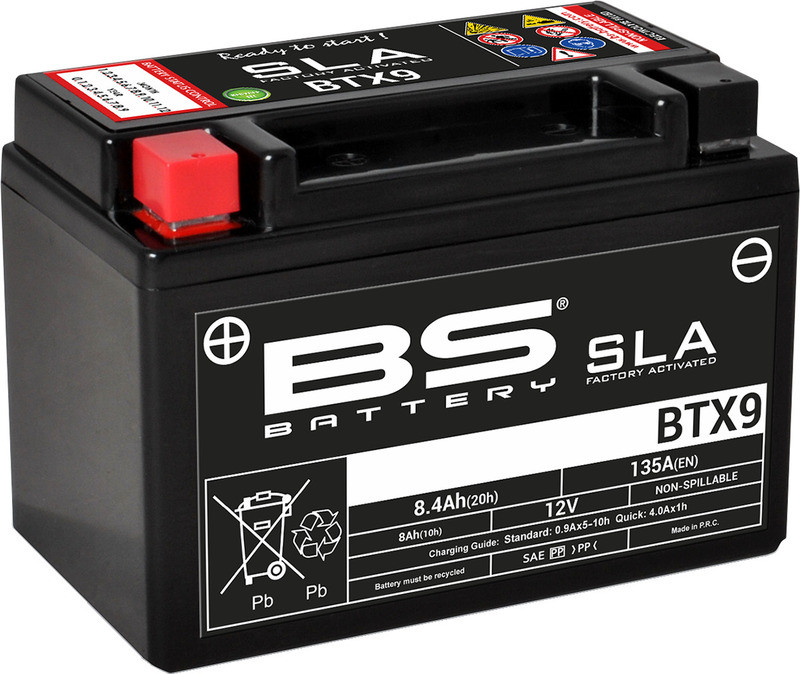 BS Battery BTX9 Battery