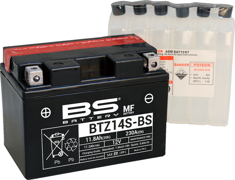 BS Battery BTZ14S-BS Battery