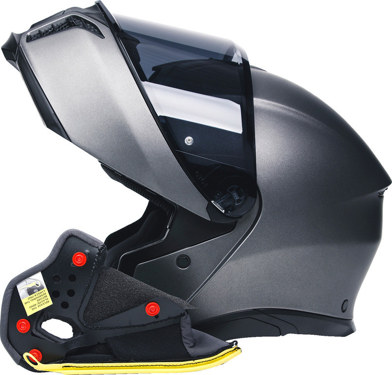 AGV Tourmodular Gray Black Cheek Pads