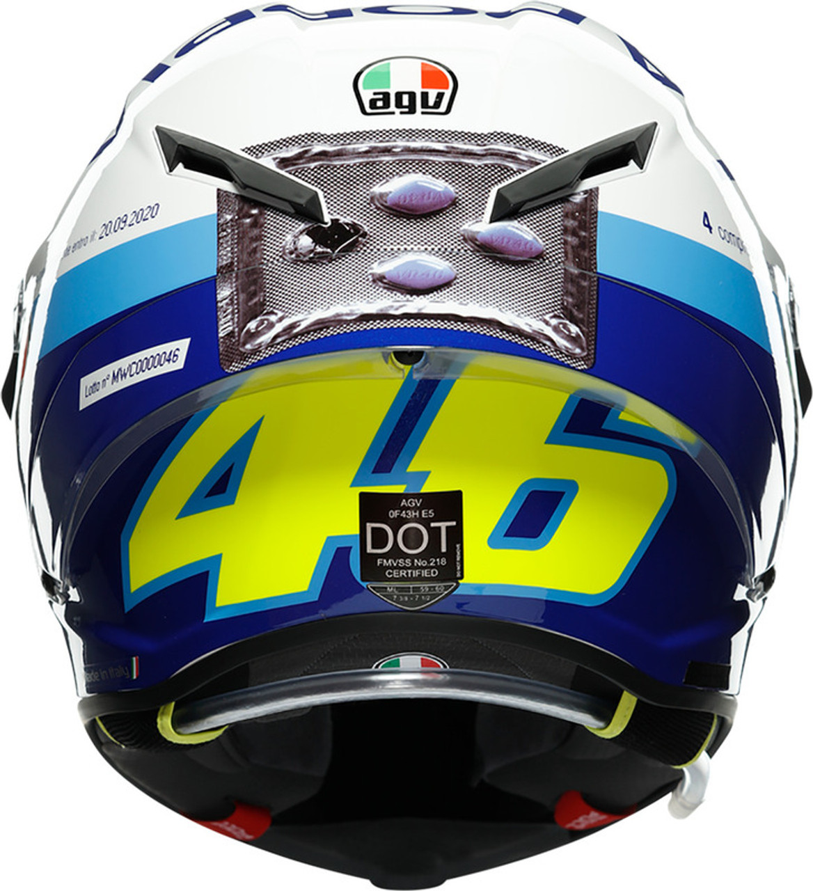 AGV Pista GP RR Rossi Misano 2020 Limited Helmet - Speed Addicts