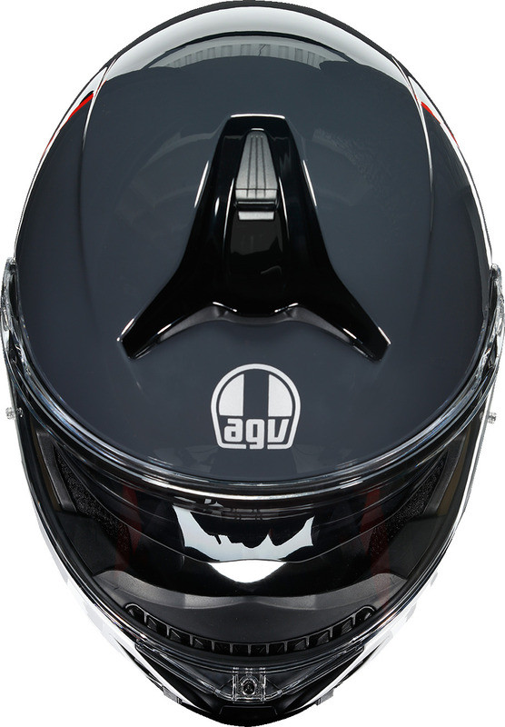 AGV Tourmodular Balance White Gray Red Helmet
