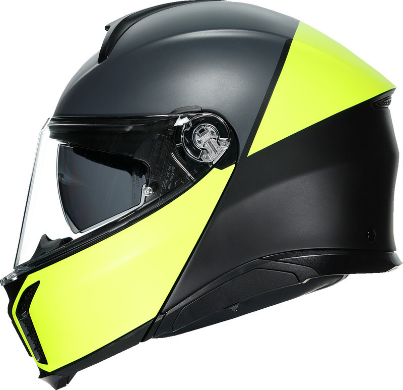 AGV Tourmodular Balance Black Yellow Fluo Gray Helmet