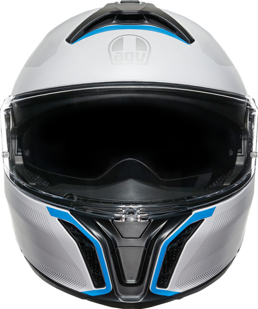 AGV Tourmodular Frequency Gray Blue Helmet